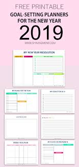 New Year Planner 2019 Plan Your Best Year Ever Planner Pages Yearly Planner Planner Printables Free