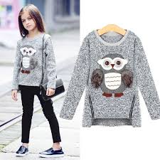 Winter Birthday Outfits For 14 Year Olds Cool Girls Fleece Lined Zipper Sweater Cartoon Cute Owl Casual Cotton Girls Winter Clothes Girls Sweater F Kids Outfits Winter Outfits For Girls Girls Sweaters