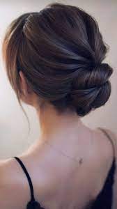 Simple Holiday Updos For Curly Or Straight Hair In 2021 Bridal Hair Updo Hair Bun Tutorial Curly Hair Styles