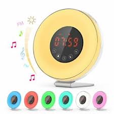 Upgraded Wake Up Light Alarm Clock Digital Alarm Clock Sunrise Simulation With Ebay