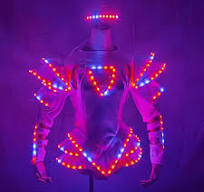 LED Female Warrior Suits Luminous Costume Suits Light Clothing For Women Ballroom Dance Glowing Dress China Ladies Accessories - AliExpress 15