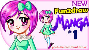 How To Draw Anime Manga Easy New Fun2draw Manga 1 Cute Girl Fun2draw Anime Drawings Cartoon Drawings
