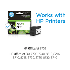 Maybe you would like to learn more about one of these? Hp 952xl Ink Cartridge Black Works With Hp Officejet Pro 7700 Series 8200 Series 8700 Series F6u19an Amazon Ae