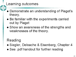 Teori perkembangan kognitif dari jean piaget jean piaget terkenal dengan teori kognitifnya yang berpengaruh penting. 3 Cognitive Development Piaget L Outline What Is