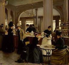 Jean Beraud The Gloppe Patisserie Detail Late 19th Century Jean Beraud French Paintings French Artists