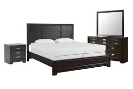 Sleep is a vital part of your life, so it's crucial that this room provides the comfort and soothing energy needed to facilitate the rest your body needs. Flynn Eastern King Panel 4 Piece Bedroom Set Living Spaces