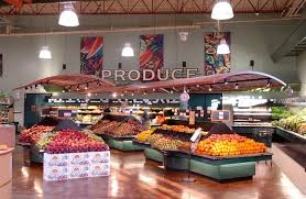 Grocery Store Interior Signage Market Produce Area Upgrade Suspended Metal Trellis North Coast Co Op Grocery Store Design Supermarket Design Grocery