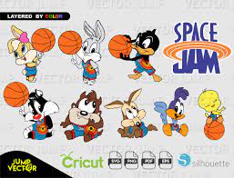 Bundle Baby Space Jam 2 Svg Eps Pdf Png Cricut Silhouette File Art Sublimation Printable High Resoluti Copic Marker Art Bunny Designs Marker Art