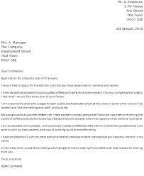 I have always had a passion for good . Barista Cover Letter Example Icover Org Uk