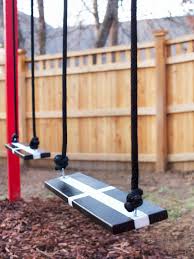 This ready to build swing kit comes with the flexibility and accessories at value cost. How To Make A Diy Swing Set Hgtv