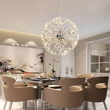 Modern dandelion chandelier led firework pendant ceiling light lamp decor. Modern Led Crystal Pendant Lamp Dandelion Chandelier Light Fixture For Dining Room Bedroom Lustres De Cristal Ac220v 110v Pendant Lights Aliexpress