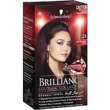 It comes in multiple shades, from dark auburn to burgundy. Schwarzkopf Brilliance 23 Burgundy Chic Each Woolworths