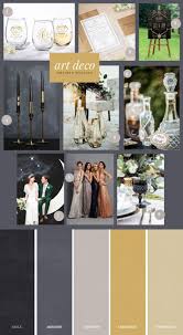 9 Ideas For An Art Deco Inspired Wedding Art Deco Wedding Decor Art Deco Wedding Unique Bridal Shower Themes