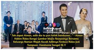 Aiman hakim bin ridza abdoh (born 17 january 1989) is a malaysian actor and singer. Tak Dapat Aiman Adik Dia Tu Pun Helok Handsome Berita Kopak Cc