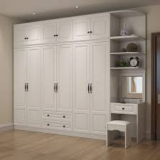 Hampton bay hampton satin white cabinets. Wardrobe And Top Cabinet Simple Modern Economical Plate Type White Cabinet Wooden 6 Door Wardrobe Furniture Wardrobes Aliexpress