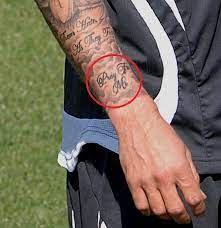 Name or [anime / manga: David Beckham S 63 Tattoos Their Meanings Body Art Guru