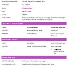 contoh resume bahasa melayu terbaik