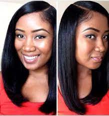 25 Side Part Sew In Styles And How To Sew In Tutorial Transitioning Hairstyles Natural Hair Styles Relaxed Hair
