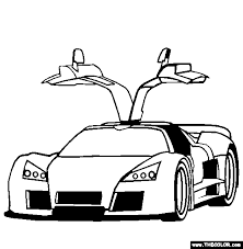 Crayon wax these cars coloring pages of maserati: Supercars And Prototype Cars Online Coloring Pages