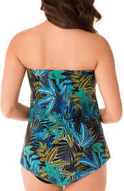 Miraclesuit Paradiso Hankini Underwire Bandeau Tankini Top Nordstrom Bandeau Tankini Top Bandeau Tankini Bathing Suits Tankini