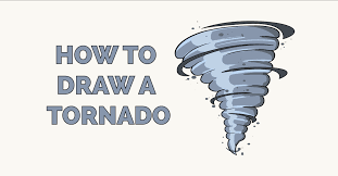 How To Draw A Tornado Really Easy Drawing Tutorial