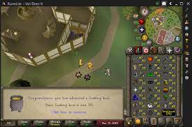 The guide features a list of all possible cooking . 99 Cooking 1750 Total Goals Achievements Foe Final Ownage Elite 1 Osrs Legacy Pure Clan Community