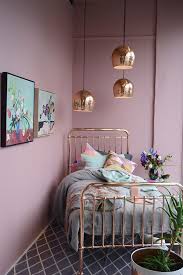 In this bedroom, only the bedclothes and the window drapes. Rose Gold Copper Bedroom Decor Novocom Top