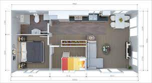 2 Bedroom Cabin 10m X 5m 348 99pw Transportable House Layouts Shed Homes House