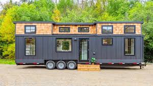 Sliding doors let in lots of light and the bright blue, yellow and. 34 Modern Bohemian Tiny House On Wheels By Summit Tiny Homes Viet Anh Design Home Youtube