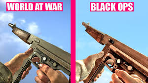 Call Of Duty World At War Gun Sounds Vs Call Of Duty Black Ops