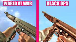 call of duty world at war gun sounds vs call of duty black ops