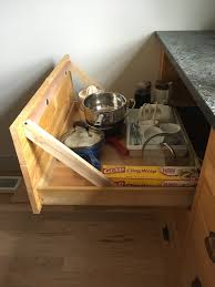 Doors with standard shelves should generally be reserved for upper cabinets used for lighter items like glassware. Convert A Kitchen Door Cabinet To Drawers Popular Woodworking Magazine