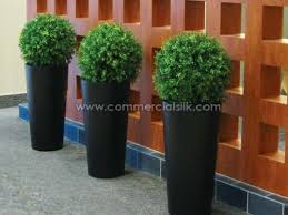 Shop with afterpay on eligible items. Outdoor Potted Topiary Ball Faux Boxwood Tree Commercial Silk