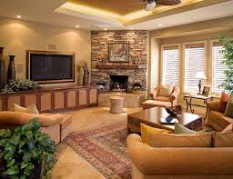 This is a good combination for a warm, stylish living room look that can be incorporated into an endless number of home decorating style ideas. 20 Appealing Corner Fireplace In The Living Room Home Design Lover