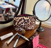Make-up tasje luipaardprint