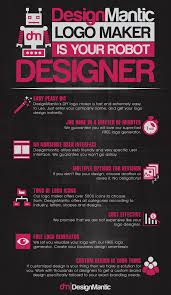 Logo Maker Is Your Robot Designer Designmantic The Design Shop Logo Maker Business Card Maker Logo Design Creative