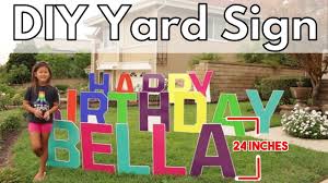 Explore our collection of graduation yard decorations and say congrats, grad! with yard signs, banners and more. How To Diy Lawn Yard Sign Weather Proof 24 Inch Height Youtube