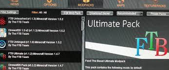 To use the feed the beast launcher to install a modpack to minecraft. Minecraft Ftb Lauchner V 1 2 5 1 4 7 Tools Mod Fur Minecraft