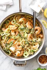 Cook and stir until fragrant. Shrimp Scampi Pasta With Zucchini Noodles Foodiecrush Com