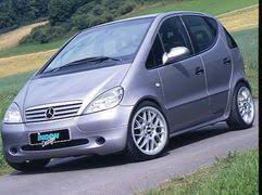 A Klasse Silber Mit Rx Felgen By Inden Design Benz A Class Mercedes Mercedes Benz