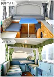 Todd S Pop Up Camper Makeover The Pop Up Princess Camper Makeover Camper Interior Popup Camper Remodel
