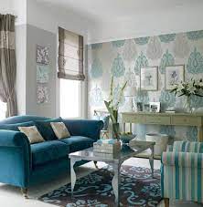 When decorating with duck egg, a creamy shade will look yellowed and dirty teamed with the duck egg, so keep it clean and use the a bright white for the trim. Inspirational Living Room Ideas Living Room Design Duck Egg Blue Decorating Ideas Living Room