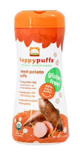 Food Artiste Happy Baby Organic Puffs Sweet Potato