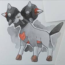If hail is active, this pokemon heals 1/16 of its max hp each turn; Goaturator The Horn Drill Pokemon Steel By Kamberaregion Pokemon Horns Drill