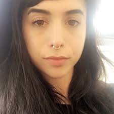 Rose Gold Quadruple Straight Stacked Septum Ring ~ Four Row Nose Ring ~  Quad Stack Body Jewelry ~ Rose Gold Dipped