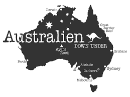 Australien karte of australia and travel information about australia brought to you by lonely planet lonely planet travel guides and travel information hi there we use cookies to improve your. Wandtattoo Australien Landkarte Mit Kanguru Wandtattoos De