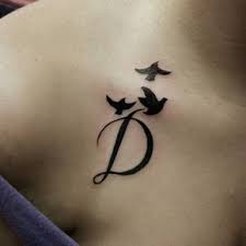 Best Initial Tattoo Designs Get Permanent Initial Tattoos Of Loved One Name Initial Tattoos Relate To Emoti Initial Tattoo Name Tattoo Designs Neck Tattoo