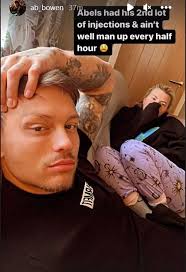 Alex and Olivia Bowen look unbearably tired as they reveal son Abel is  unwell