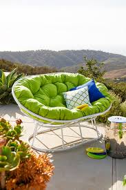 Cabana Papasan Double Cushion Citrus Outdoor Papasan Chair Papasan Chair Outdoor Papasan