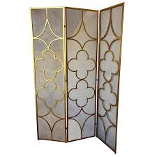 Target/furniture/living room furniture/accent furniture/room dividers (493)‎. 1950s Gold Leaf Finish Room Divider 3 Panel Metal Folding Screen For Sale At 1stdibs